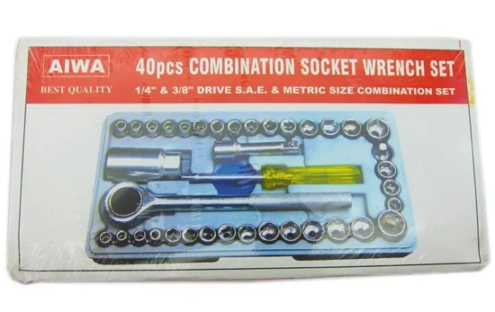 JUEGO DE SOCKET DE 40 PCS